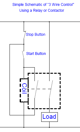 start stop button wiring