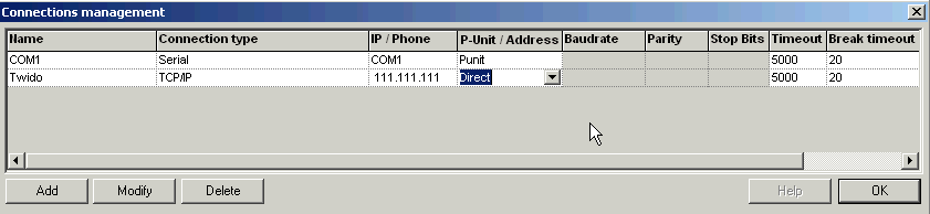 Set P-Unit/Address to Direct