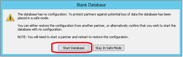 start database 2