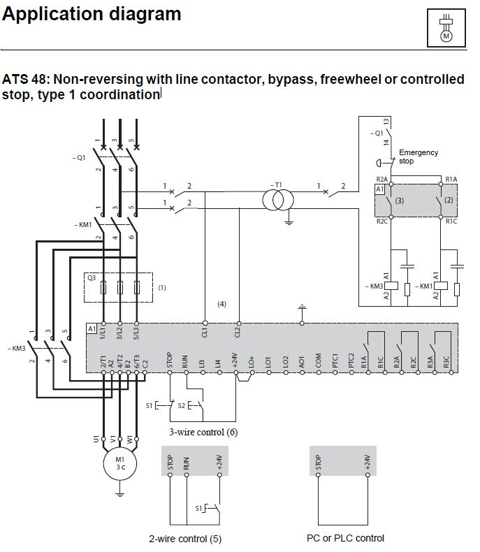 Ats48 Soft Starter On Wiring Diagram, Schneider Electric Contactor Wiring Diagram