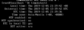 Timedatectl command
