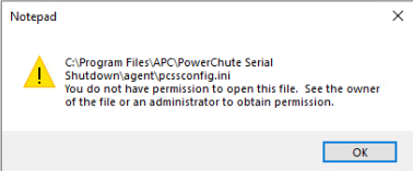 You do not have permission to open this file